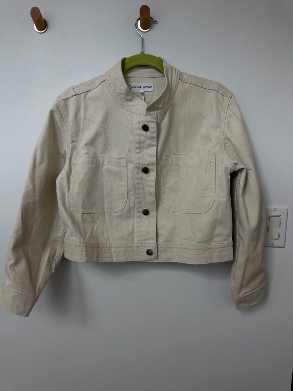Ivory denim Apiece Apart jacket